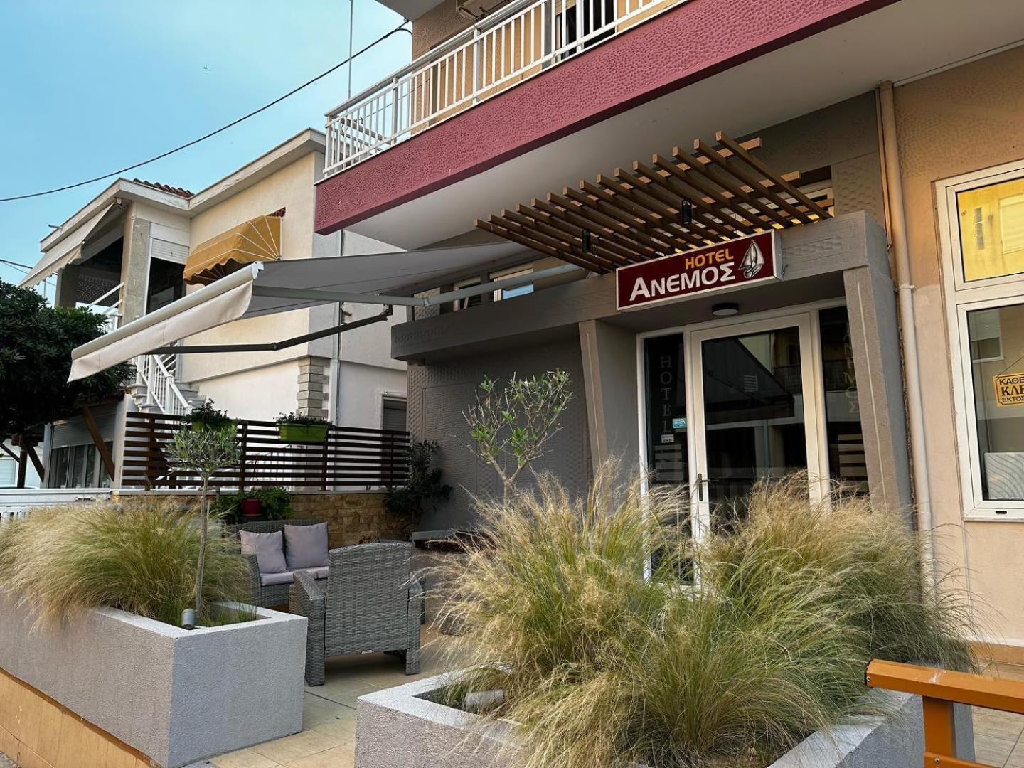 Anemos Hotel Agia Triada  Bagian luar foto